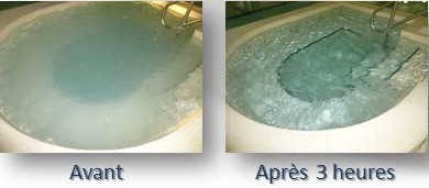 Filtration / Floculation d'une eau de piscine ou spa